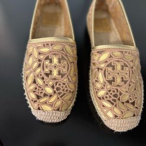 Tory Burch Rhea Lace Espadrille Shoes